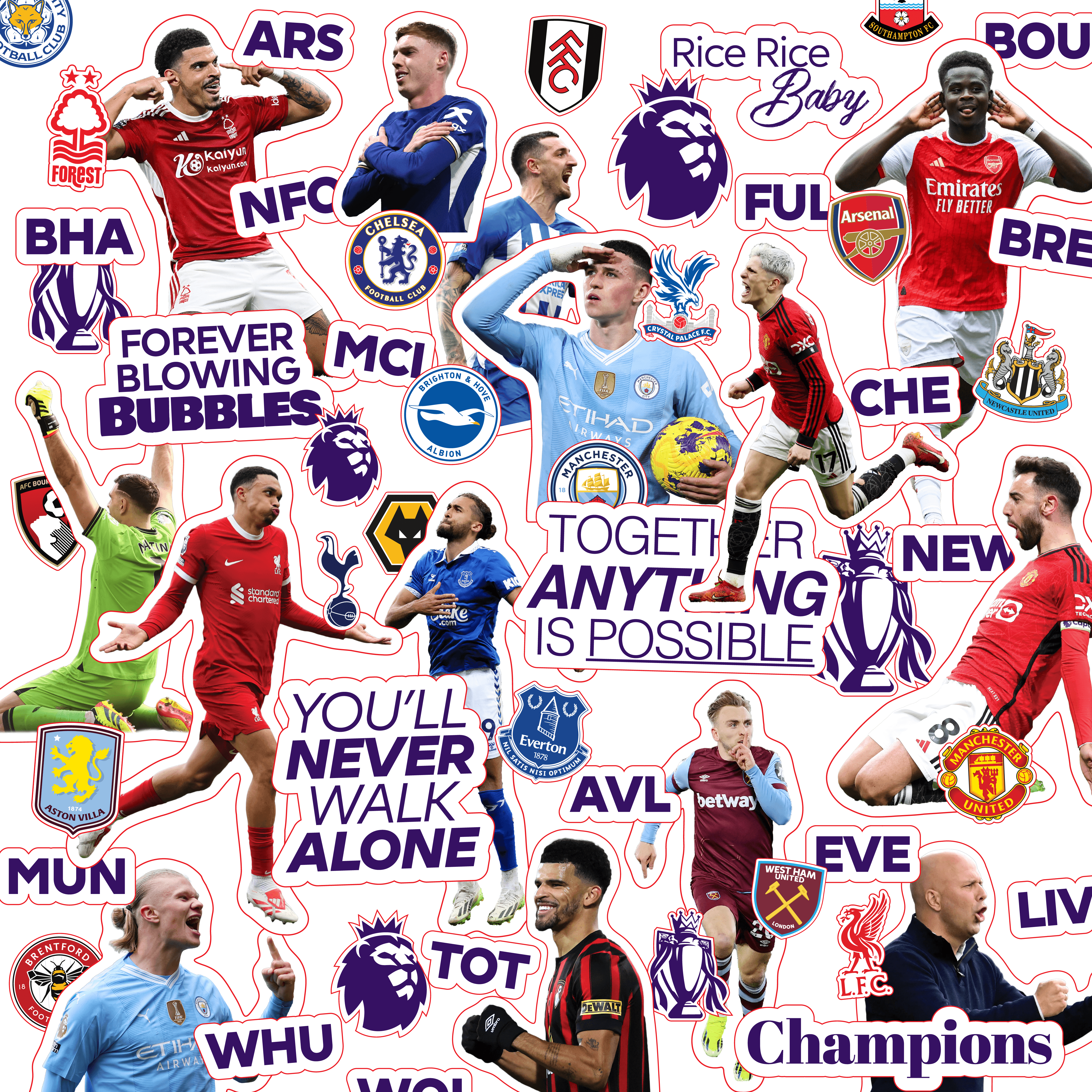 The Kick Off — sticker artwork