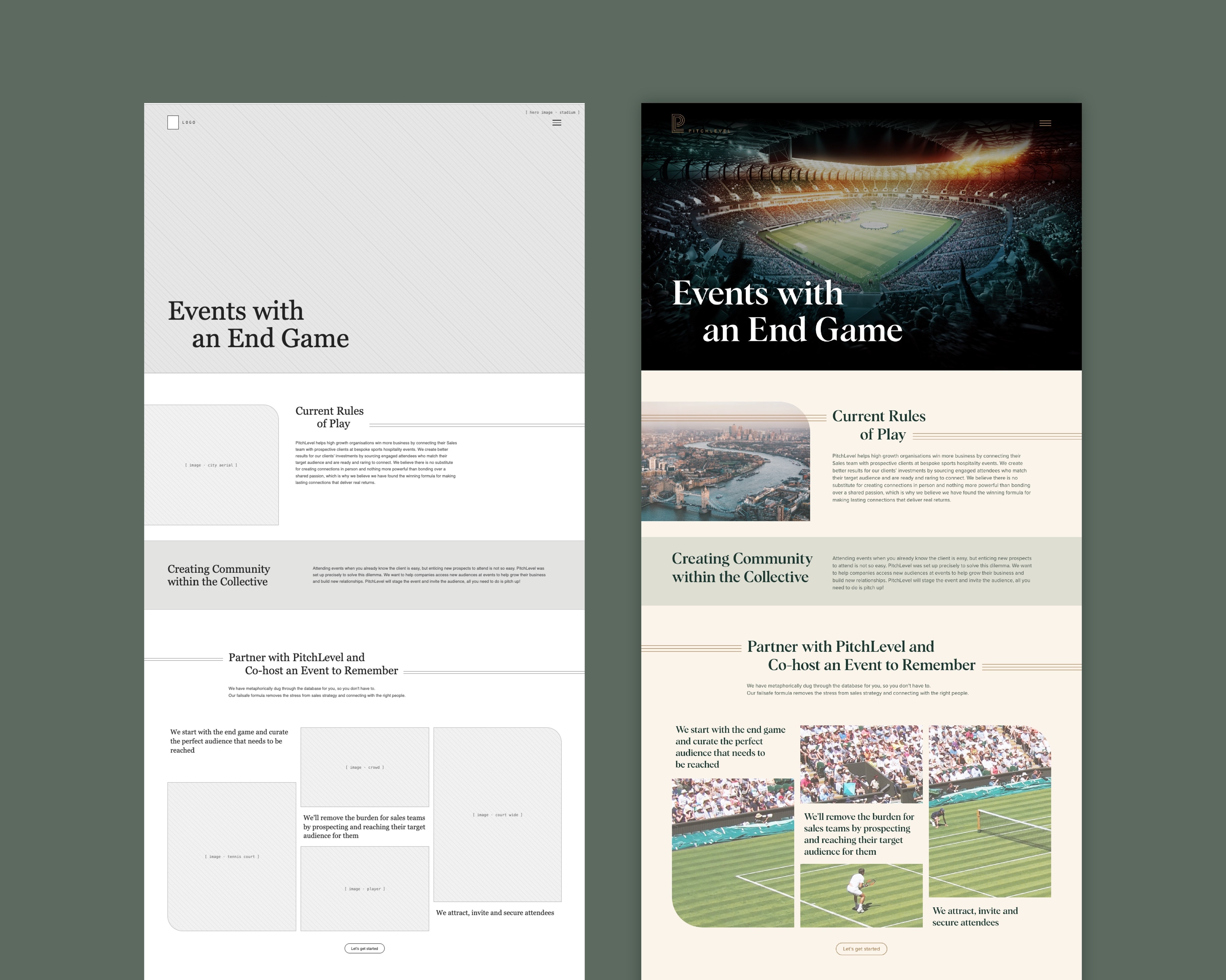 Pitch Level — website